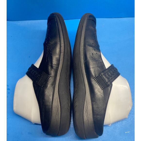 EARTH ORIGINS Women's Leather Shoes Black Loafer Slip On Comfort Jocelyn  8 M - Picture 5 of 12